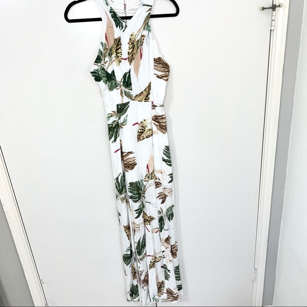 NWT🌸tropical print maxi dress